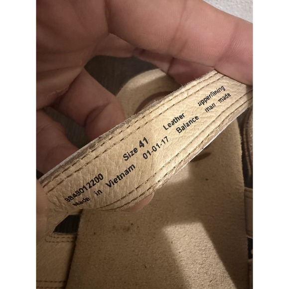 Dansko Season Sandal White Leather Comfort Open Toe Shoe Women 41 US 10-10.5 - Picture 6 of 14